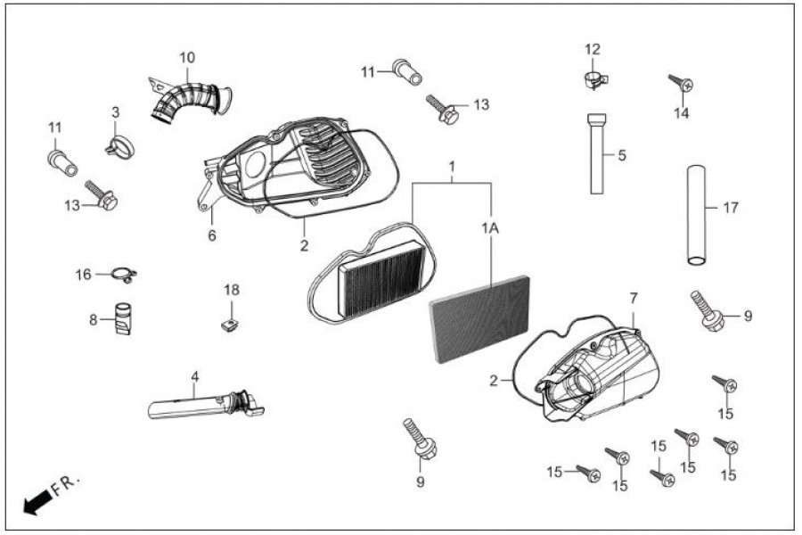 HR-ORT F2757 DASH DUET HAVA FILTRE GOVDE