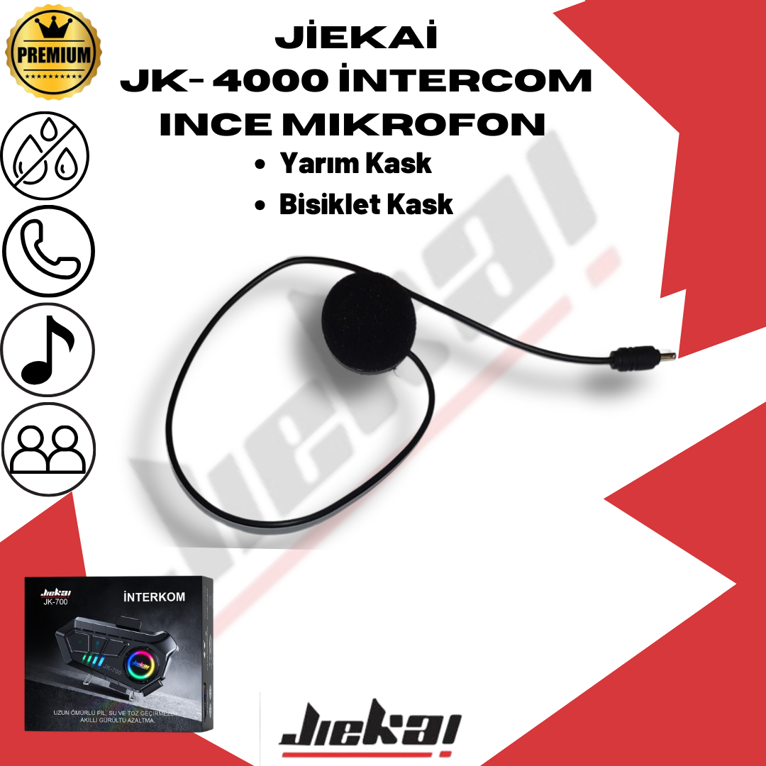 JK-4000 MİKROFON FULLFACE UYUMLU
