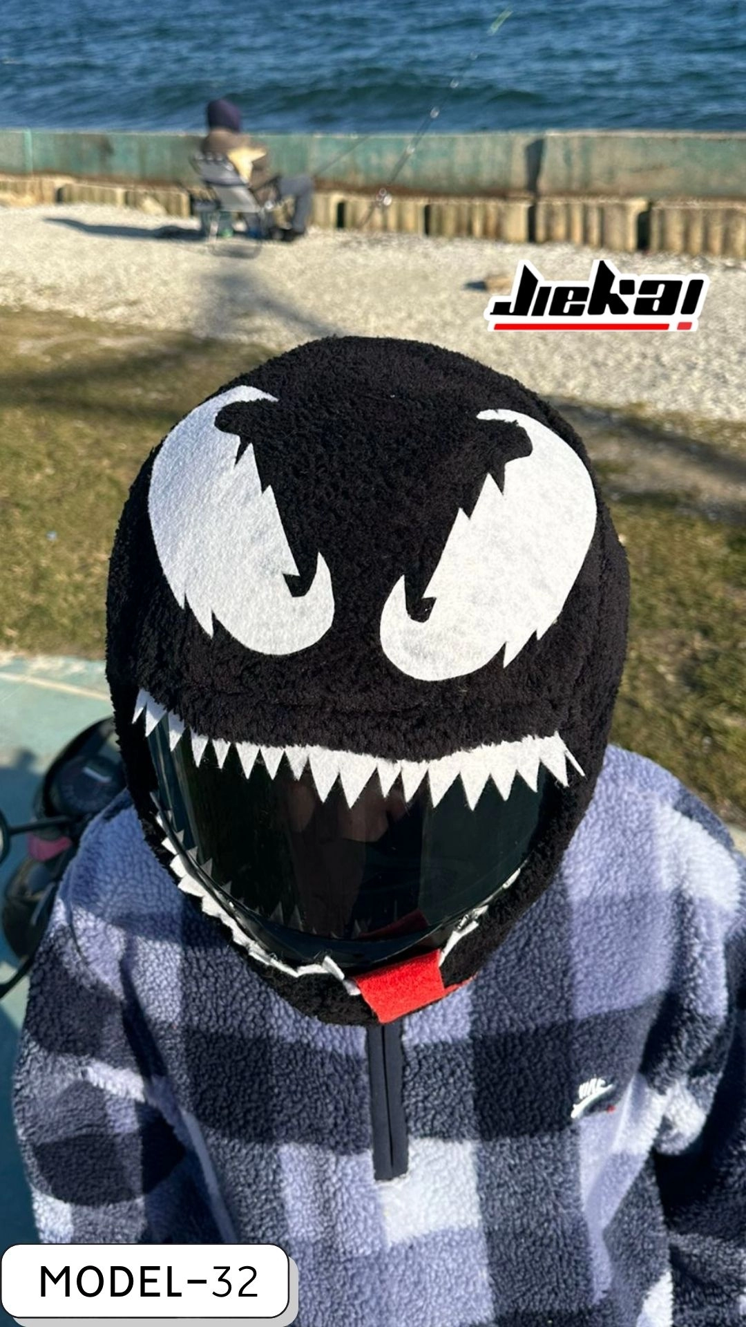 MODEL-32 KASK PELUŞU TEK EBAT VENOM