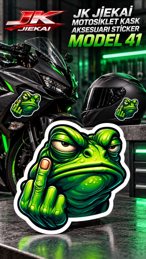 JK JİEKAİ MOTOSİKLET KASK AKSESUARI STİCKER MODEL 41