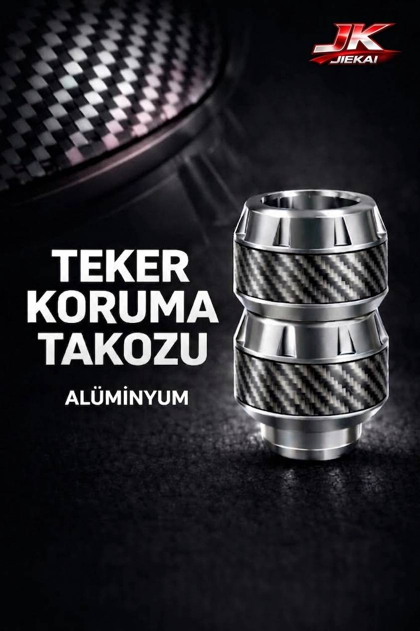 KB-37 RENKLİ ÖN TEKER TAKOZU *GÜMÜŞ* ÜNİVERSAL