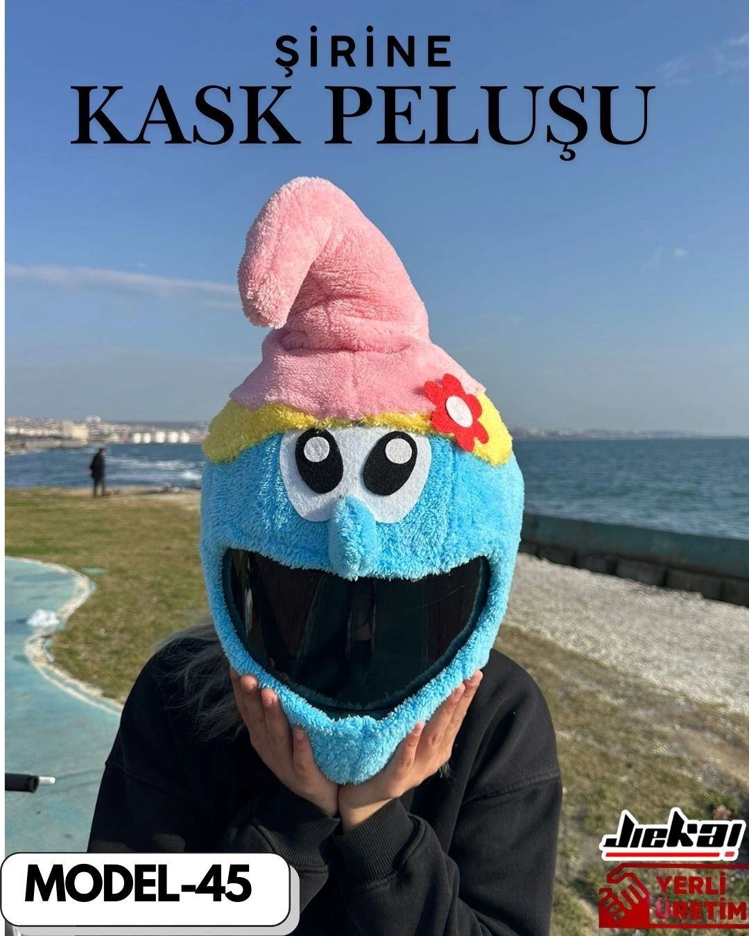 MODEL-45 KASK PELUŞU TEK EBAT ŞİRİNE