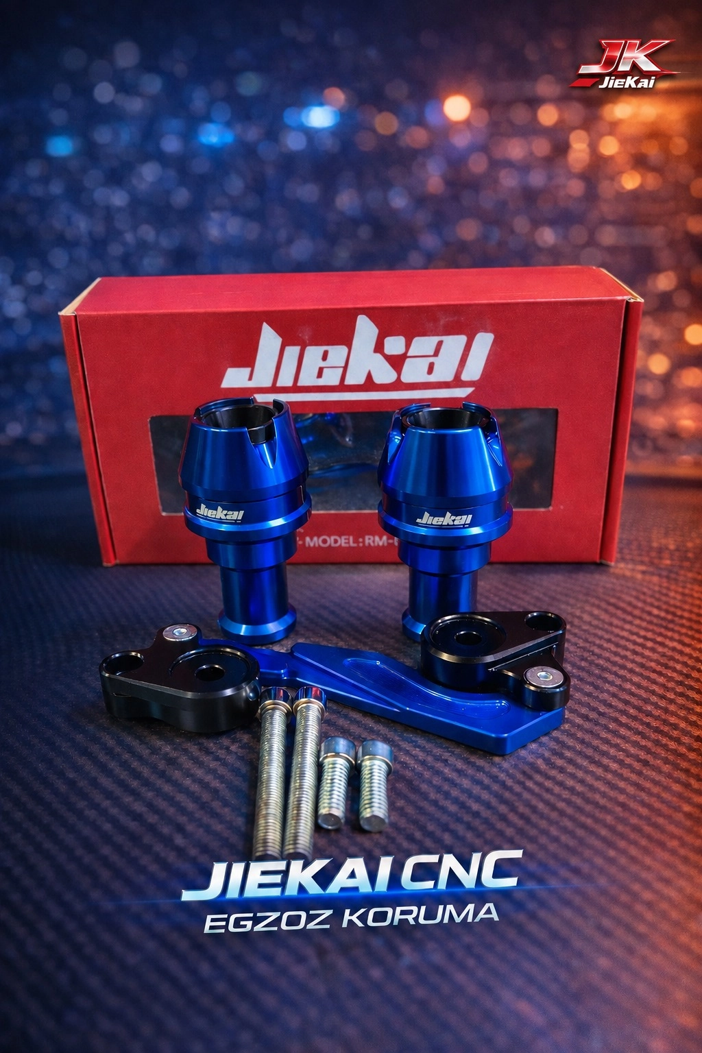 RM-04 EGZOZ KORUMA TAKOZU CNC MODEL MAVİ RENK