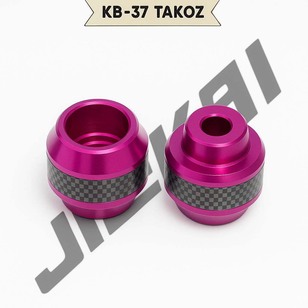 KB-37 RENKLİ ÖN TEKER TAKOZU *PEMBE* ÜNİVERSAL