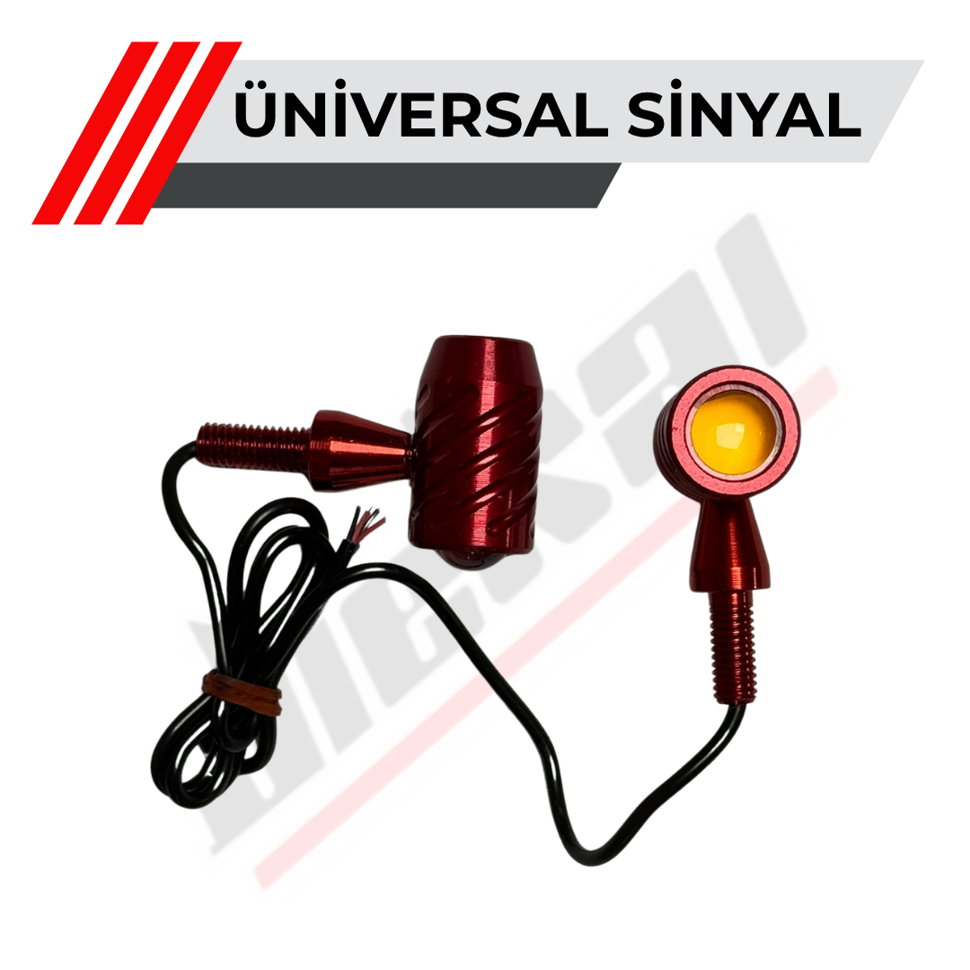 JİEKAİ TS65 ÜNİVERSAL LED SİNYAL MOTOSİKLET *SARI*