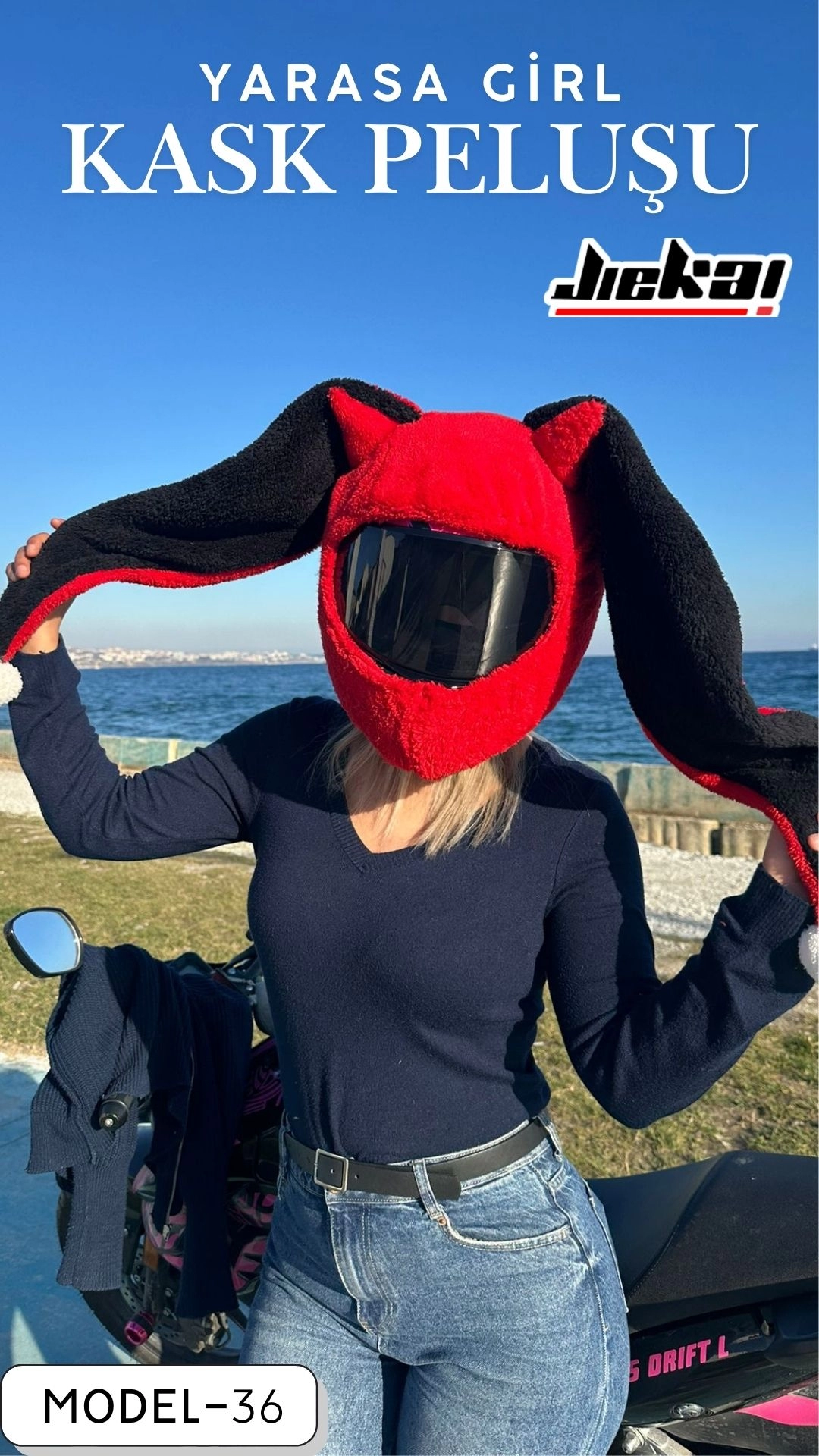 MODEL-36 KASK PELUŞU TEK EBAT YARASA GİRL