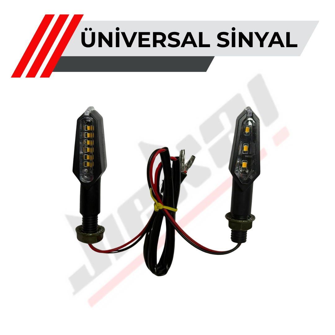 JİEKAİ TS21 ÜNİVERSAL LED SİNYAL MOTOSİKLET *SARI*