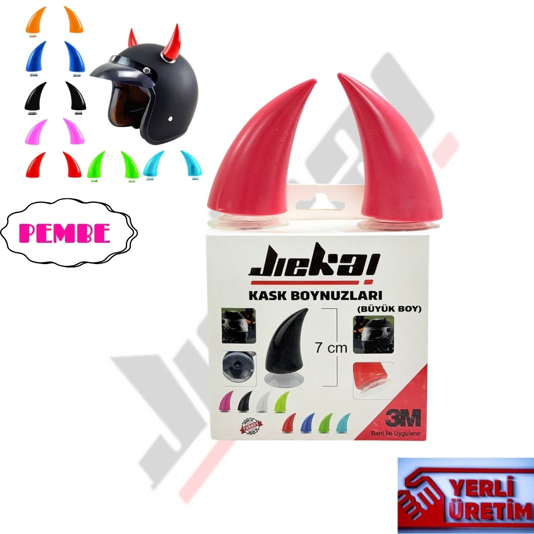 KASK BOYNUZU ( PEMBE ) PAKET İÇERİĞİ 2 ADET