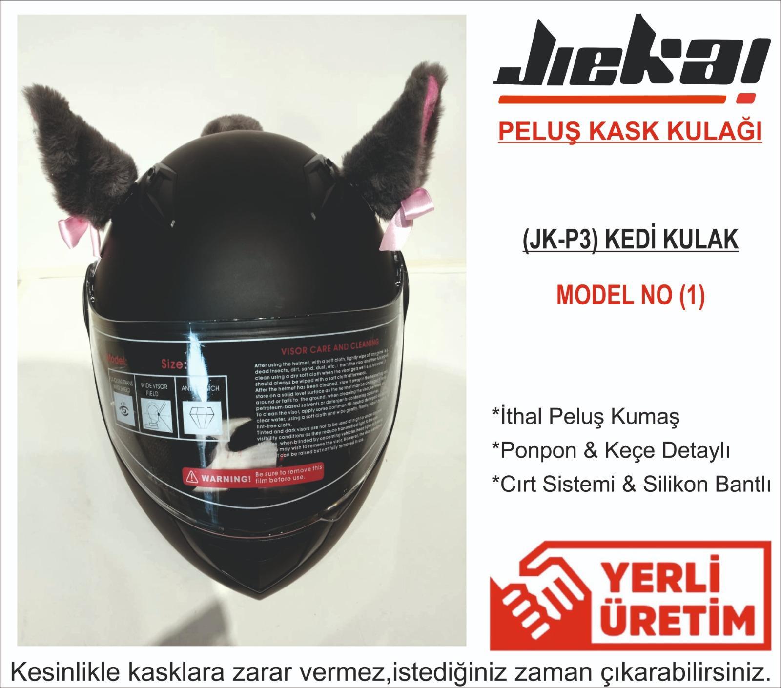 PELUŞ KASK KULAĞI (JK-P3) KEDİKULAK