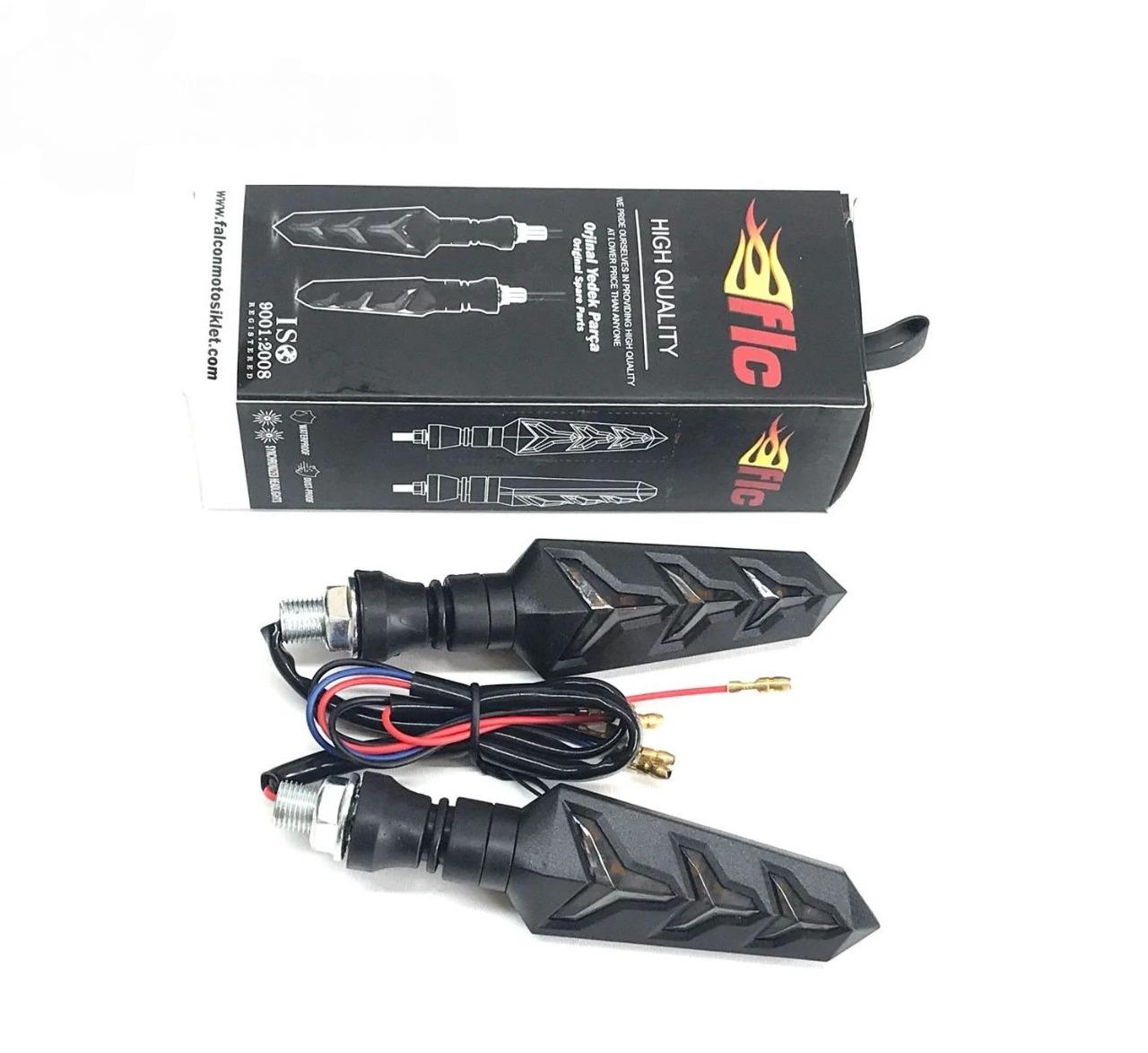 FLC LED SİNYAL Y MODEL (SARI) KAYAR AKS-08-08